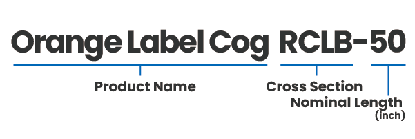 Orange Label Cogged V-belts
